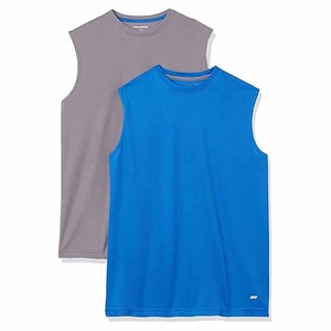 Débardeur de musculation pour hommes, t-shirt de fitness sans manches en coton, style dos en Y - Product Image 3