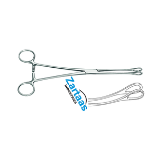 Pinces à éponges chirurgicales en acier inoxydable de haute qualité SPONGE FORCEP FORESTER Lisses Courbées 25 CM Fabricant et exportateur d'instruments chirurgicaux - Product Image 6