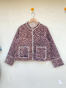 Veste kimono en velours de coton 100% faite à la main |   Automne/Hiver Respirant Écologique Séchage Rapide Anti-Plis Col Rond Matelassé - Product Image 3