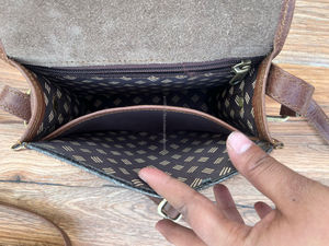 ใหม่สไตล์ตะวันตกจริง Cowhide ขนหนังสลิงกระเป๋าคุณภาพสูงแฟชั่นของแท้หนังทุกวัน Casual กระเป๋า Crossbody - Product Image 6