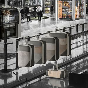 Juego de 5 Cubos de Compresión Plegables Ligeros para Empacar, con Bolsas para Zapatos y Ropa Interior, para Organización de Equipaje de Viaje, Venta al Por Mayor - Product Image 3