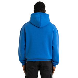 Custom OEM Design Men's Winter <b>Hoodie</b> 2 Pcs Cotton Fleece <b>Oversized</b> Fit Breathable Custom Logo Pullover Fleece Hoodies For Men - Product Image 4
