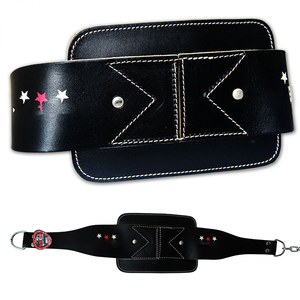 Fitness Cow Hide Gym Squats Custom Powerlifting Dip Belt <b>Back</b> <b>Support</b> Steel Chain Weight Lifting Belt for Men and Women - Product Image 5