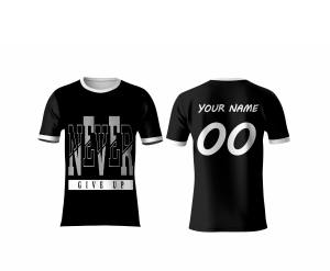 Camiseta Sublimada de Fábrica, Manga Corta, Cuello Redondo, de Poliéster Imprimible para Personalización de Marca - Product Image 1