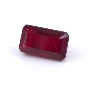 Rubis naturel de Bangkok octogonal 12,04 carats, pierre précieuse de rubis naturel taillée en facettes pour la fabrication de bijoux, prête à l'emploi - Product Image 2