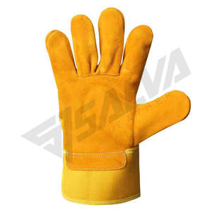 ถุงมือหนังสำหรับทำงาน เหมาะสำหรับผู้ชายและผู้หญิง ใช้สำหรับทำสวน งานก่อสร้าง หนังวัวแท้ ราคาประหยัด - Product Image 4