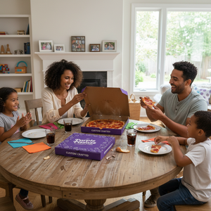 กล่องพิซซ่าพิมพ์ลายตามสั่ง บรรจุภัณฑ์ส่วนตัวสำหรับส่งพิซซ่า กล่องลูกฟูกสำหรับบรรจุอาหาร - Product Image 1