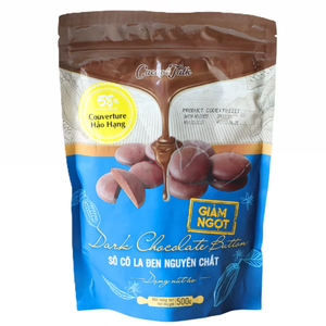Servicio de Fabricación de Marca Privada, Chocolate Puro al por Mayor, Chocolate Negro Auténtico de Primera Calidad HALAL, Botones de Chocolate con 58% de Cacao para Galletas - Product Image 1