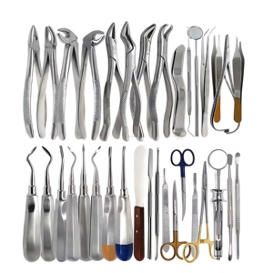 Ensemble d'instruments chirurgicaux de laminectomie en acier inoxydable réutilisable de haute qualité, 34 pièces, outils de chirurgie orthopédique vétérinaire, hôpital - Product Image 5