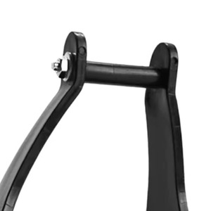 Nuevas estribas de cuero para caballos de carreras de barriles estilo western, de acero inoxidable 304 reutilizables, con certificación CE. - Product Image 6