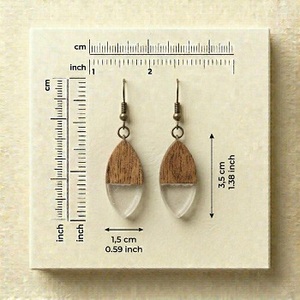 Pendientes de cuerno de búfalo de alta calidad en oferta al mejor precio, pendientes de cuerno de búfalo de f s international - Product Image 1