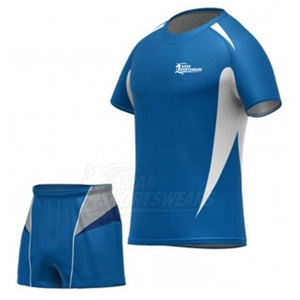 Vêtements de sport de qualité supérieure, légers, respirants, coupe confortable, design prêt pour le jeu, uniforme de rugby pour adulte - Product Image 1