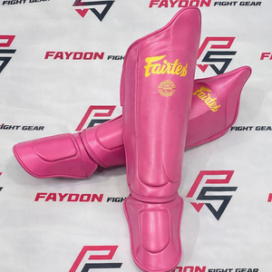 Protectores de Piernas de Piel de Vacuno Genuina Fairtex con Logotipo Personalizado, Nuevo Diseño, para Entrenamiento de Boxeo, Kickboxing, Muay Thai, Venta al Por Mayor - Product Image 1