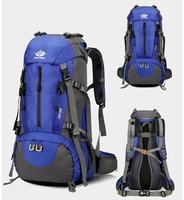 Sac à dos de randonnée unisexe imperméable Kuobu 50L avec logo personnalisé, sac de voyage pour le camping et la randonnée en plein air de 20 pouces, OEM/ODM, vente en gros - fabricant