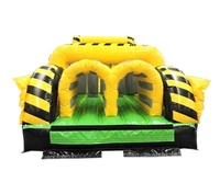 40 'Venom heavy duty field Sport Joust Game parcours d'obstacles gonflable pour enfants et adultes à vendre