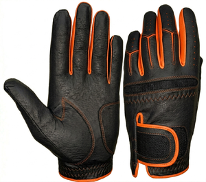 Guantes de Golf Deportivos de Piel de Cabra Cabretta con Protección UV Blanca para Hombre o Mujer, Servicio OEM - Product Image 1