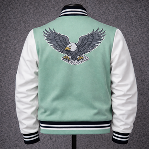 Veste de baseball personnalisée de haute qualité, design unique, logo imprimé, mode streetwear hivernale, avec boutons, livraison directe, vestes universitaires. - Product Image 6