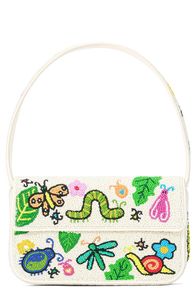Sac à bandoulière brodé de perles fait main pour femmes avec motifs élégants, sangle stylée et détails décoratifs magnifiques - Product Image 5