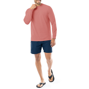 T-shirt de pêche unisexe à manches longues, col rond, confortable, sur mesure, grande taille, imperméable, séchage rapide, UPF 50, en tissu épais par sublimation - Product Image 4