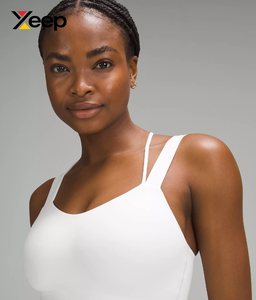 เสื้อชั้นในกีฬาโยคะคุณภาพสูงสำหรับผู้หญิง XEEP รุ่น XC-SB-102 แบบเรียบง่าย ระบายอากาศได้ดี สายปรับได้ แผ่นรองถอดออกได้ รองรับได้ดีเยี่ยม แห้งเร็ว - Product Image 3