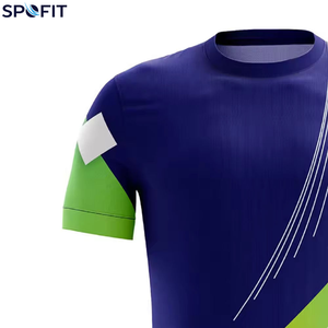 Wholesale Premium Quality Customizable Lightweight Breathable Quick Dry Short Sleeve Regular Fit Team <b>Name</b> Printed Soccer Jersey - Product Image 3