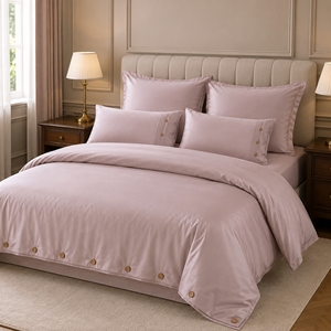 Premium Quality 300 Thread Count Cotton Duvet Cover <b>Set</b> for Hotels Homes Guest Rooms and Luxury <b>Bedding</b> Collections - Product Image 1
