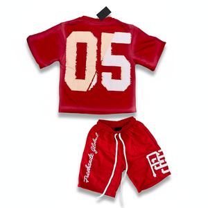 Conjunto de dos piezas de verano para hombre, camiseta de manga corta y pantalones cortos, conjunto cómodo de ropa urbana con logo impreso personalizado. - Product Image 4
