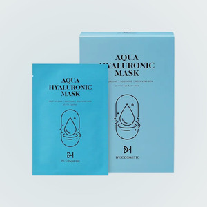 มาส์กหน้าเกาหลี K-Beauty Nature Focus Aqua Hyalruronik Mask ผลิตในเกาหลี 27 มล. ไฮยาลูรอนิค แอซิด - Product Image 1