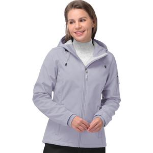Chaqueta Softshell con capucha con estampado personalizado, prendas de vestir exteriores duraderas a prueba de viento para uso en exteriores y condiciones de trabajo en invierno - Product Image 1