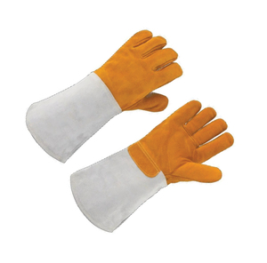 High Heat Resistance Anti-Cut Breathable Fleece-Lined Cowhide Leather Welder <b>Gloves</b> with Molten Metal Splash Protection <b>Type</b> a - Product Image 6