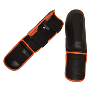 Protège-tibias de boxe en cuir imprimés avec logo personnalisé, 100 % haute qualité, vente en gros |   Protège-tibias écologiques, nouveau design, best-seller - Product Image 6