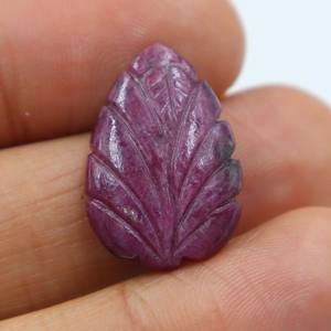 Pierre précieuse cabochon en rubis rouge naturel sculpté, pierre lisse sculptée à la main, fournisseur en gros de pierres pour bijoux - Product Image 3