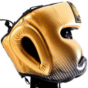 Casque de boxe intégral personnalisé, logo personnalisé réglable, PU/EVA/Cuir, durable, écologique, haute élasticité, respirant, Muay Thai - Product Image 3