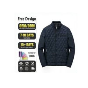 Brown Men Puffer Jacket <b>Bubble</b> <b>Coat</b> Quilted Winter Outerwear Windproof Eco-Friendly Warm Padded Streetwear Lightweight - Product Image 2