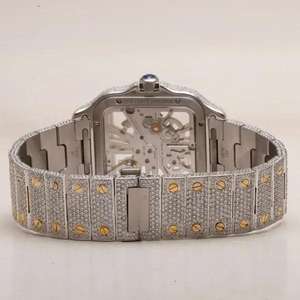 Best Quality Diamond <b>Watch</b> for Men with Stainless Steel Strap Waterproof Chronograph Design for Business Available For Sale - Product Image 4