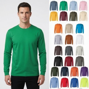 Long Sleeve Men T <b>Shirt</b> <b>100</b> <b>Polyester</b> Soft Touch Clothing Men Boys Full Sleeve Tee <b>Shirt</b> Casual Wear Man Clothes Gym <b>Shirt</b> - Product Image 1