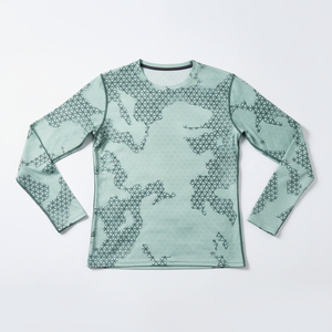 Vêtements de sport pour hommes à prix de gros, manches longues, impression par sublimation personnalisée, rashguard MMA, surf, t-shirt de compression unisexe - Product Image 2
