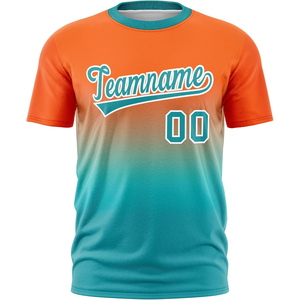 Custom Gradient <b>Baseball</b> T-Shirt Personalized Sports Uniform with Team Name & Number Logo for Men Women & Youth - Product Image 2