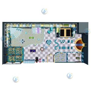 Équipement de jeu souple personnalisé pour aires de jeux intérieures : Toboggan volcan, piscine à balles, manège, structure d'escalade, pour cafés et centres commerciaux, vente en gros - Product Image 2