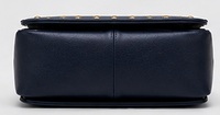 Sac bandoulière de luxe vintage bohème en cuir véritable avec rivets, fermeture magnétique, pour femme, sac à main de créateur à une seule sangle, tendance