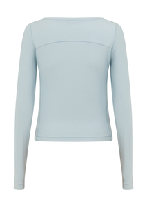T-shirt côtelé extensible à manches courtes et col en V pour femme, coupe ajustée, respirant, 100 % coton, pour yoga, fitness, décontracté, basique, 2026 Hawk Eye - Product Image 3