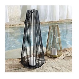 Lanterne décorative en fer en gros avec logo personnalisé pour les importateurs de décoration intérieure - Product Image 5