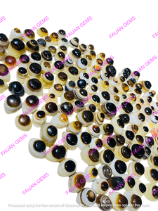 Vente en gros usine FAIJAN GEMS – Cabochons en pierre naturelle Agate Œil de Dieu pour la fabrication de bijoux et pendentifs DIY - Product Image 3