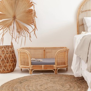 Pet House and Pets Accessories Indoor Dog Furniture Sleeping Rattan <b>Beds</b> for Dogs Houses With Comfy <b>Cushions</b> - Product Image 5