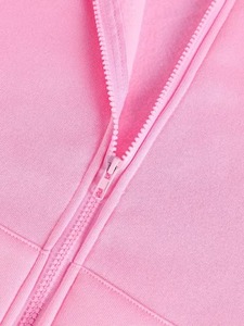 เสื้อฮู้ดซิปผู้หญิงขายส่ง ผ้าฝ้ายเปล่า สไตล์ลำลอง - Product Image 5