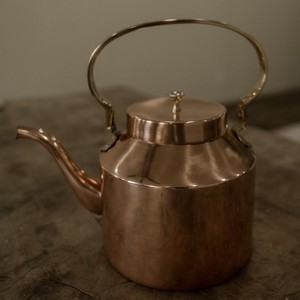 Luxury Matte Copper <b>Tea</b> Pot <b>Kettle</b> with Handle Handmade Traditional Design for Boiling Water Kitchen Use and Home Decoration - Product Image 2