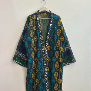Nuevo Kimono Tradicional Indio Bordado para Mujer, Regalo para Ella - Product Image 1