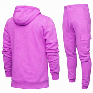 Conjunto Deportivo de Dos Piezas para Hombre, Ropa Deportiva de Gimnasio, Chándal de Felpa para Entrenamiento, Traje para Correr, Otoño Invierno - Product Image 3