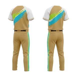 Uniforme de baseball de qualité supérieure, conçu avec des coutures durables et une construction respirante, fabriqué avec un tissu de haute qualité, confortable - Product Image 3
