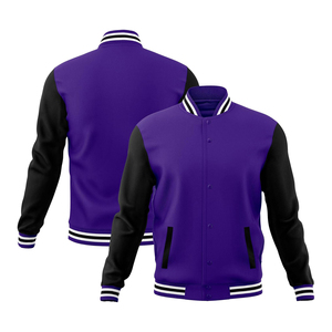 Trendy Custom Winter Varsity <b>Jacket</b> with Bold Premium Wool Leather Design Windproof & <b>Reversible</b> for Stylish Streetwear <b>Men</b> - Product Image 5